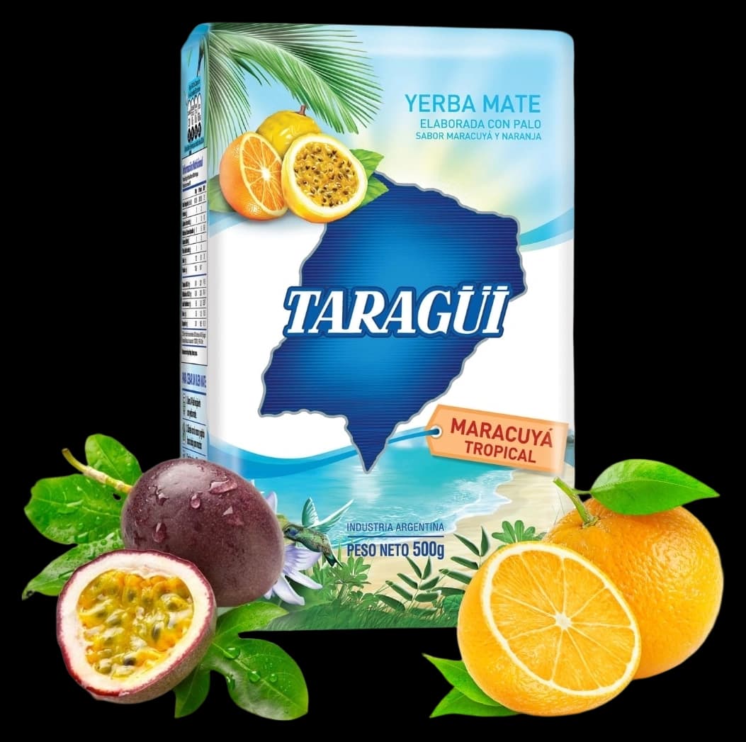 Yerba Mate Taragui Maracuya (Passionfruit) Tropical 500g