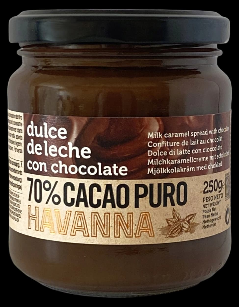 Havanna dulce de leche Cacao Puro 250g