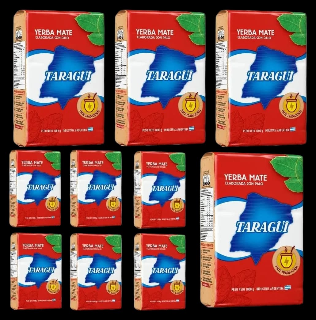 Yerba Mate Taragüi 10kg Set (10 x 1kg)