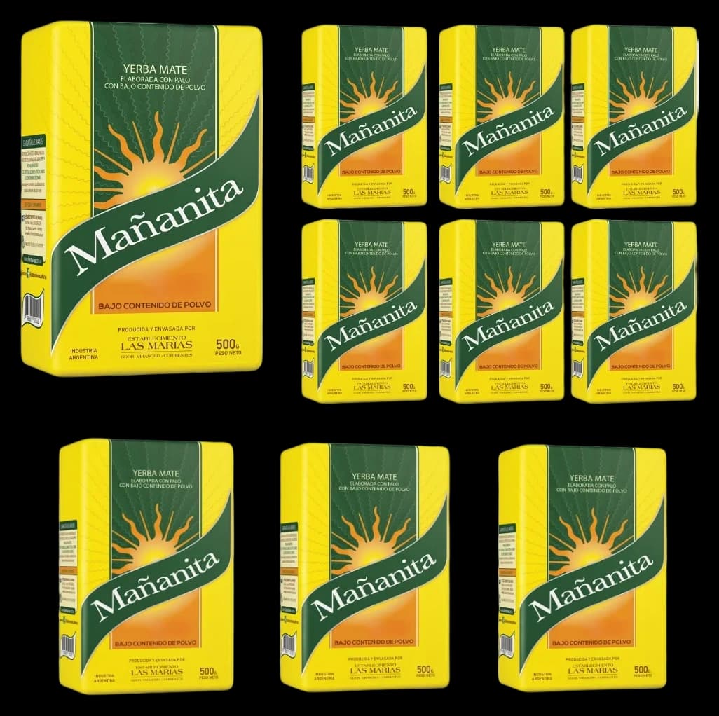 Yerba Mate Mañanita 5kg Set (10 x 500g)
