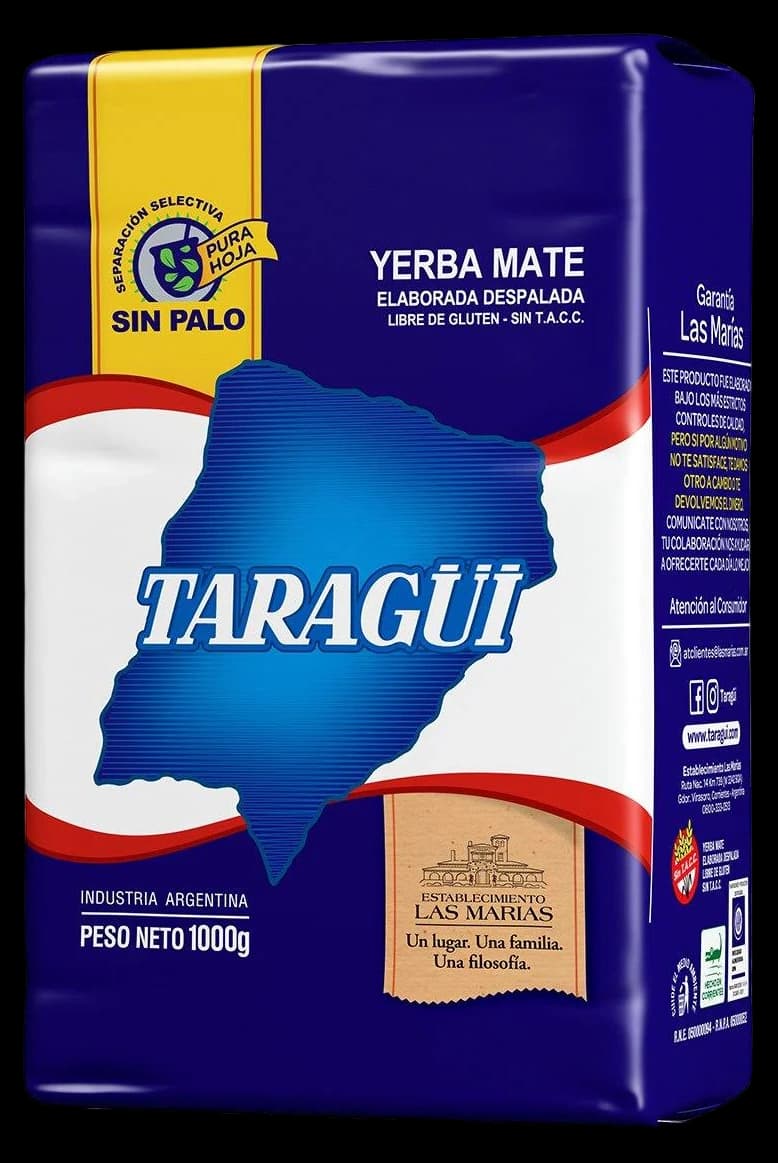 Yerba Mate Taragui Sin Palo 1kg