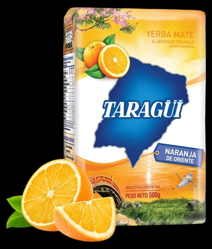 Yerba Mate Taragui Naranja de Oriente (Orange) 500g