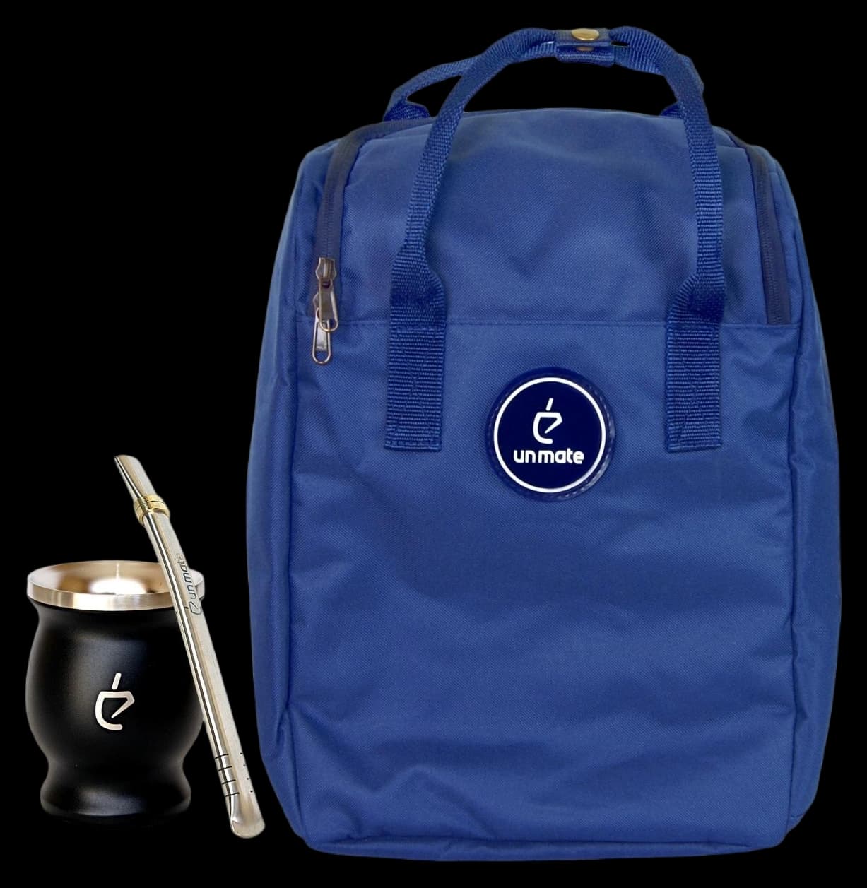 Mochila Matera Set Blue | Mochila Matera + Mate + Bombilla