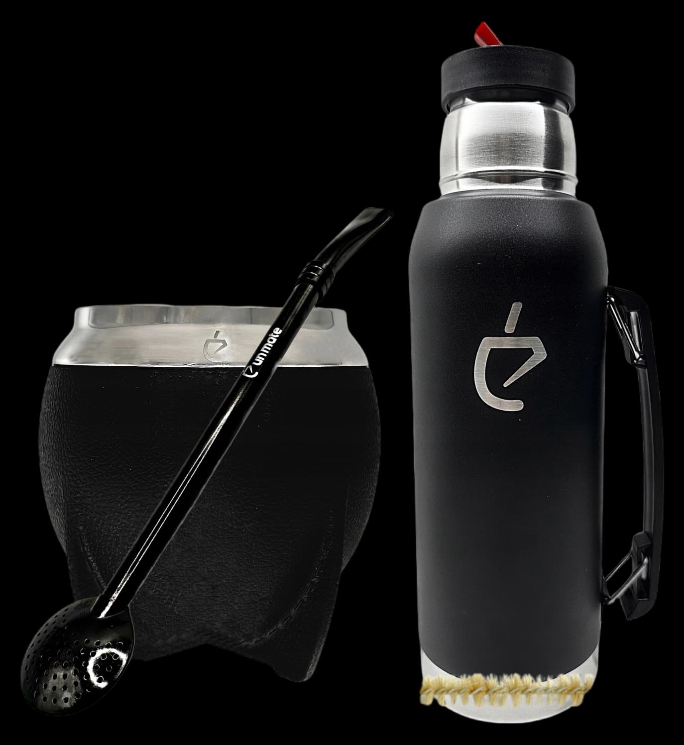 Complete yerba mate set TORPEDO inox
