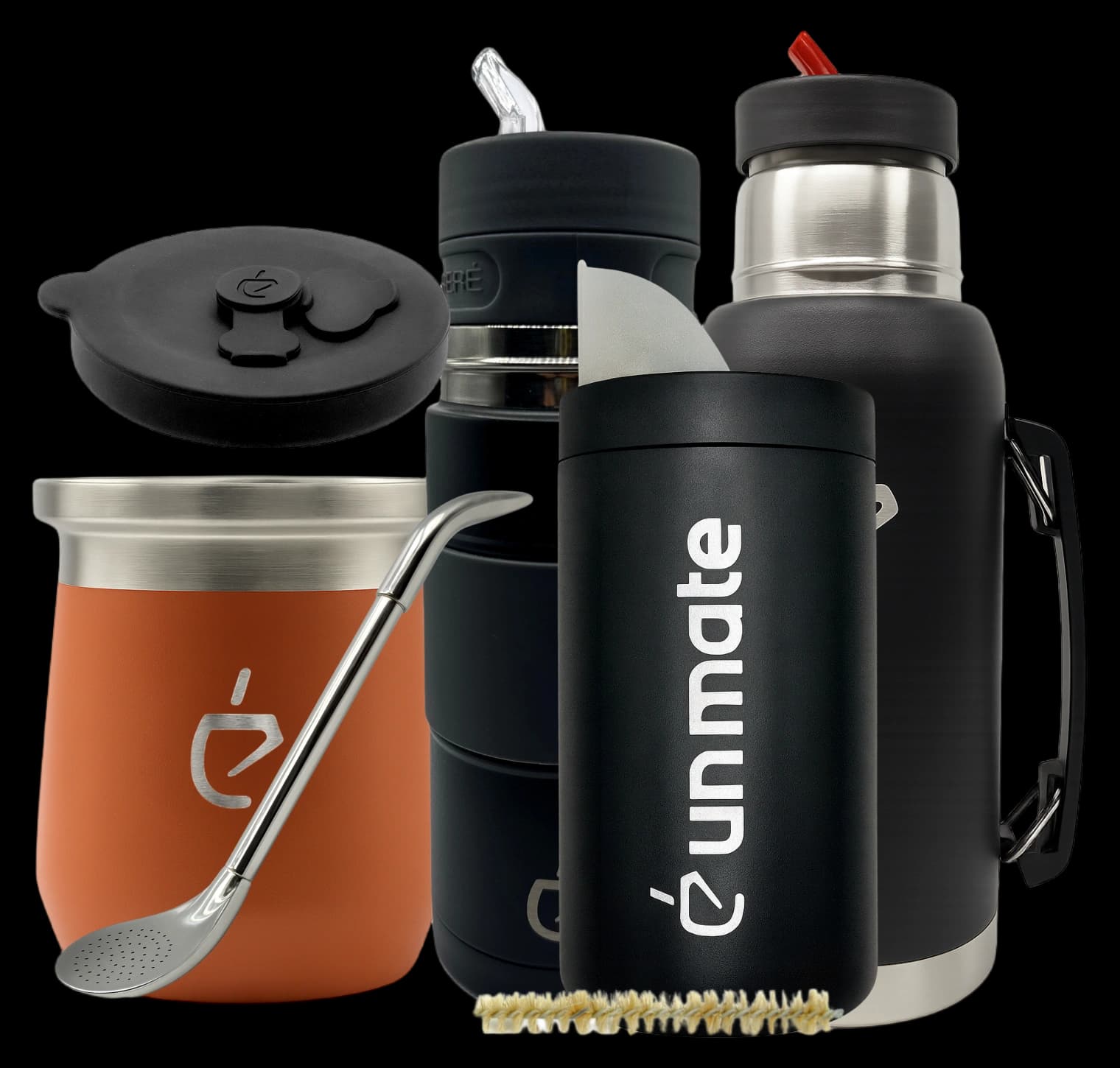 Mate Travel Set 7-in-1 – Termolid DualFlow Sakura Pink PRO Edition | Un Mate®