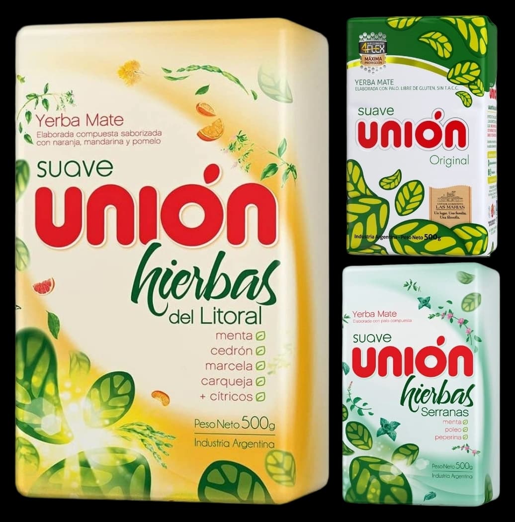 Set yerba mate Union
