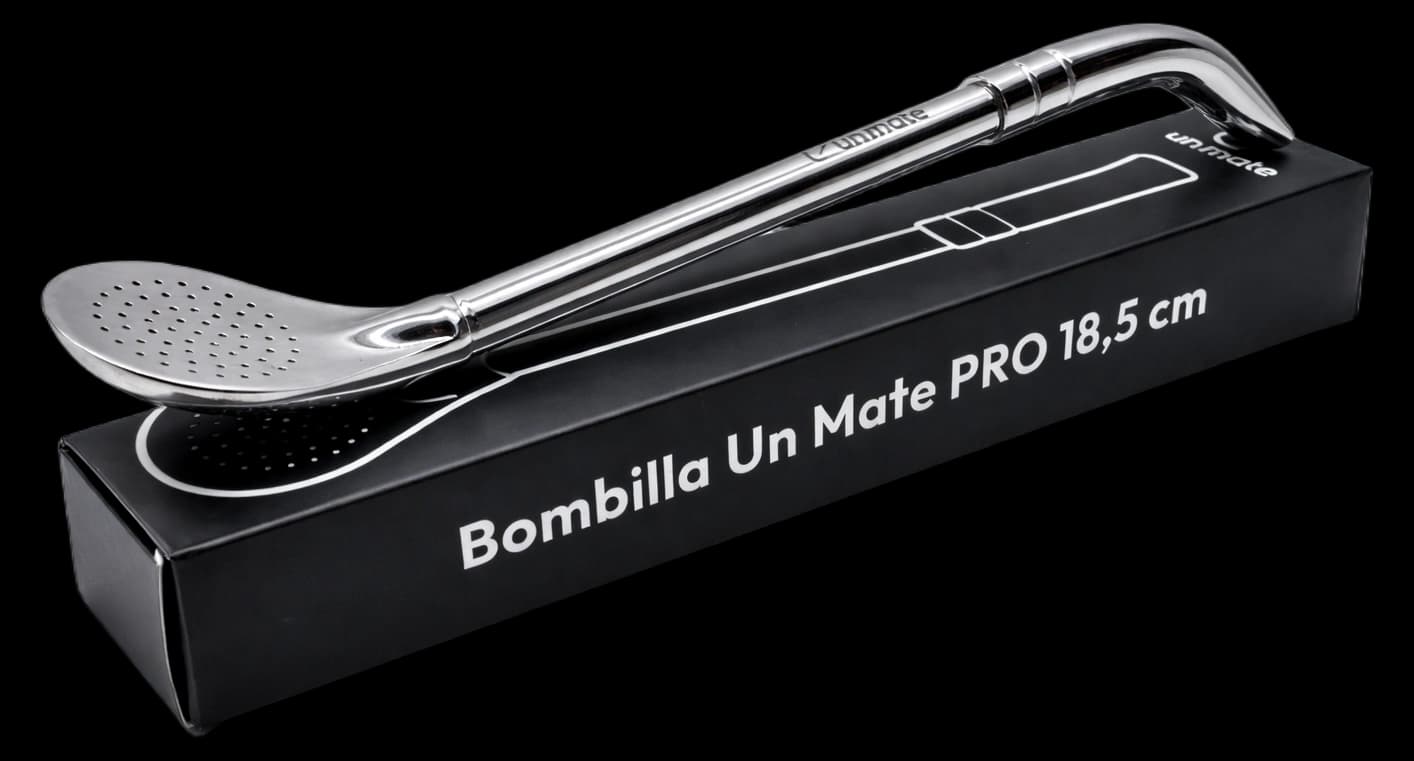 Bombilla Un Mate Pro – Premium Stainless Steel Yerba Mate Straw (18.5 cm)